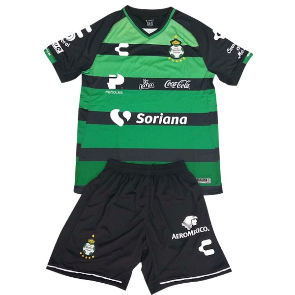 Camiseta Santos Laguna 2ª Niños 2018/19 Verde